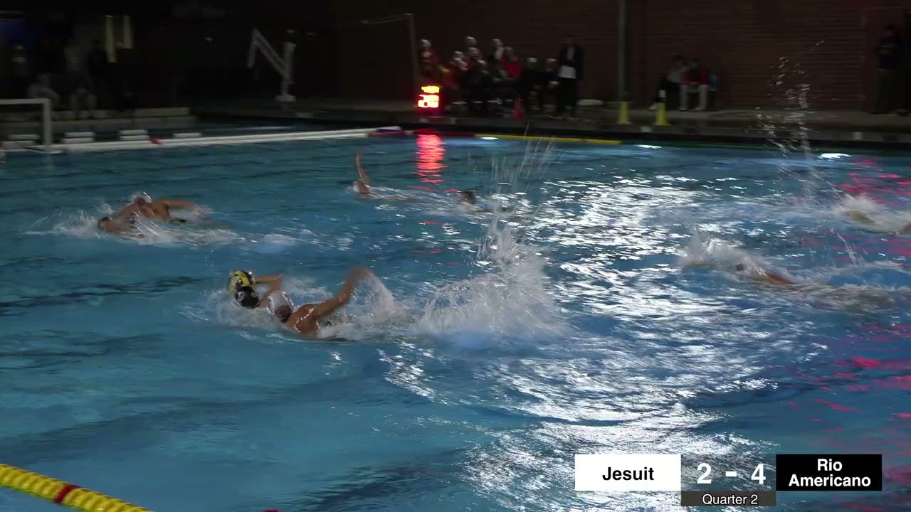 Boys Water Polo. Rio Americano vs Jesuit. CIF Playoffs, semi-finals. 11/13/2024