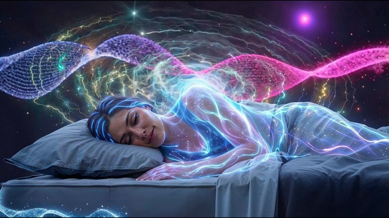 432Hz + 528Hz + 741Hz | The DEEPEST Healing Sleep: Whole Body Regeneration, Relieve Stress