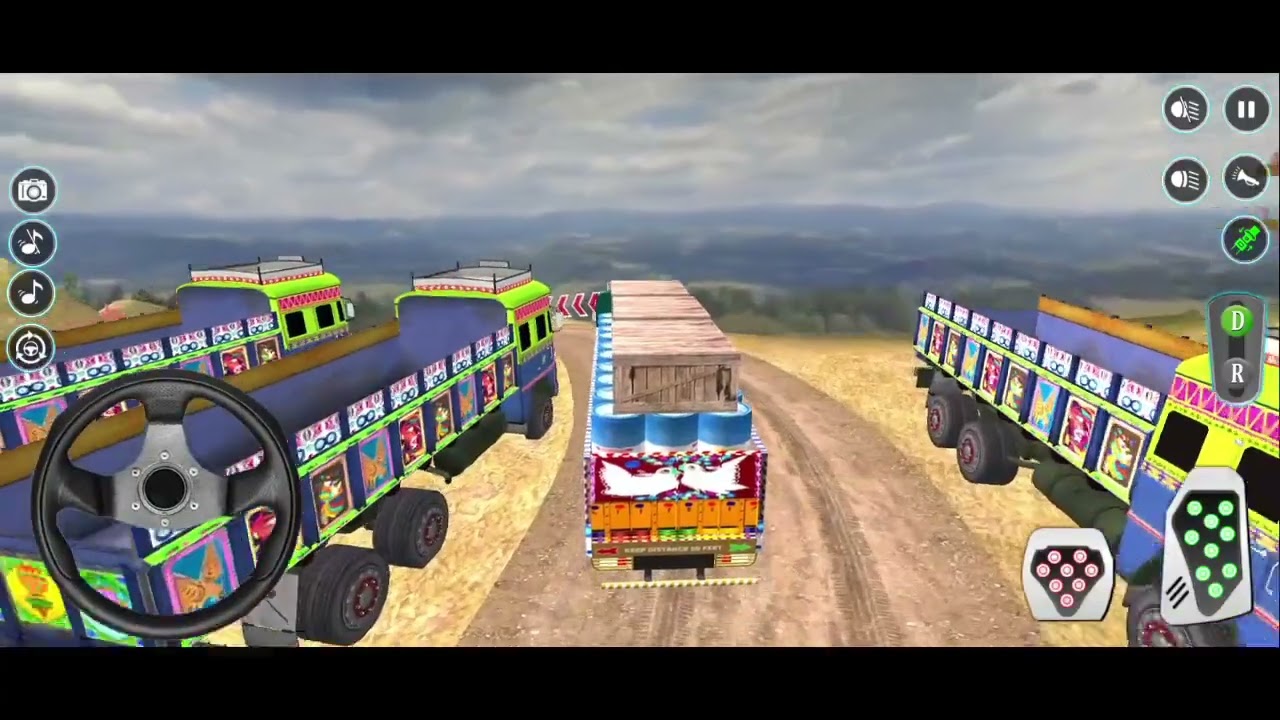 New gaming video truck driver and beautiful game 🎮🎯🎯