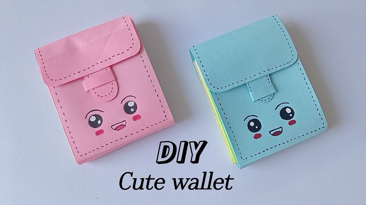 ​How to Make a Cute DIY Paper Wallet 👛 | Easy Kawaii Paper Craft Tutorial ✨
