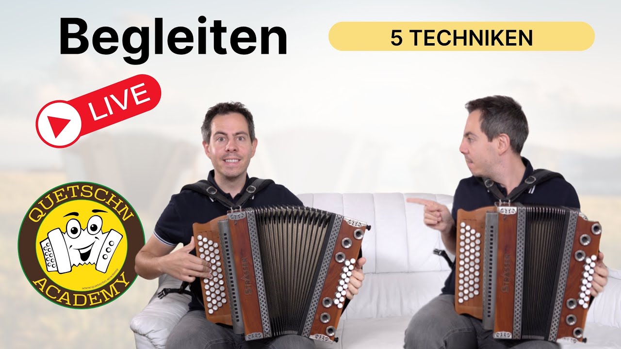 Begleiten auf der Harmonika 🪗 - So geht's richtig - Live mit Thomas