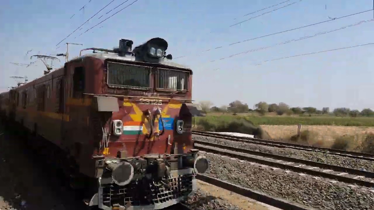 Jalgaon jn to bhusawal jn 4K train journey || 20804 Gandhidham-vishakhapattanam sf exp
