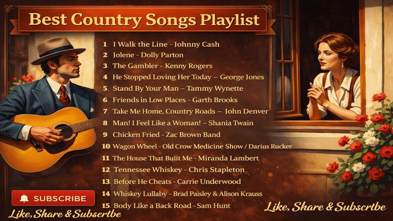 Ultimate Classic Country Hits Playlist 🤠 | Best Country Songs of All Time