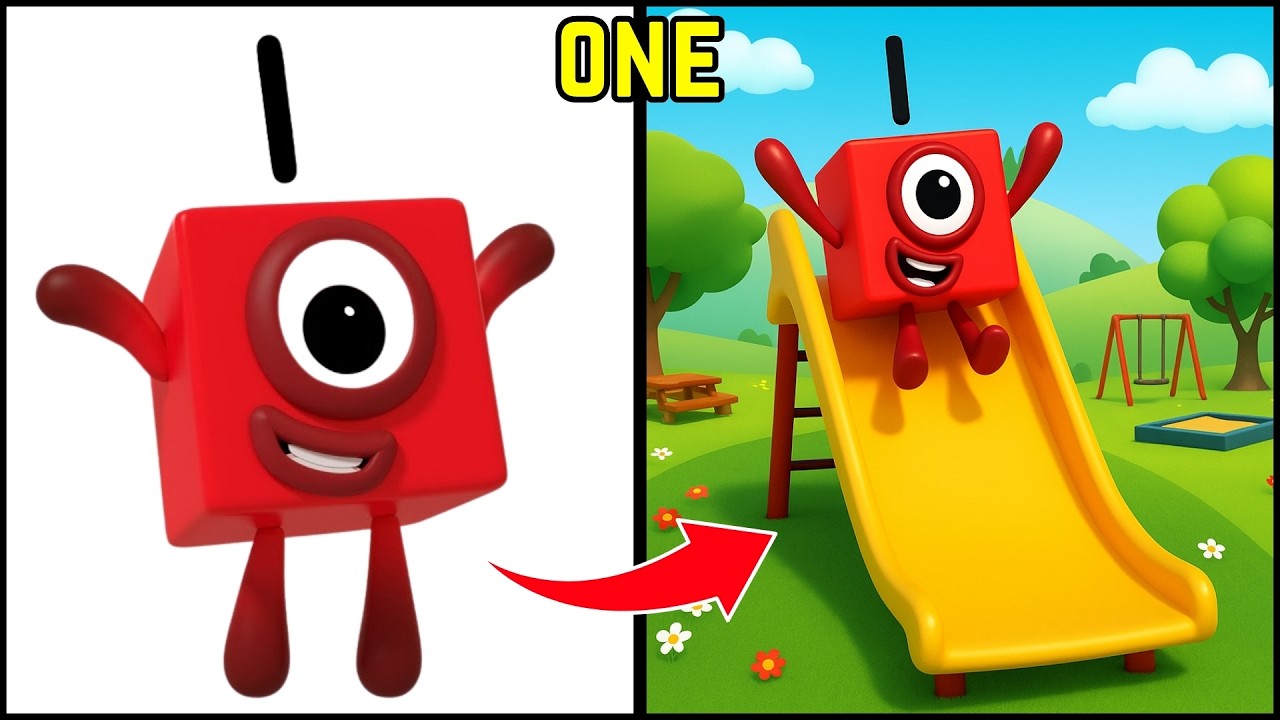 Numberblocks Reimagined Playing at the Playground 🎠🛝 | Fun Learning for Kids!