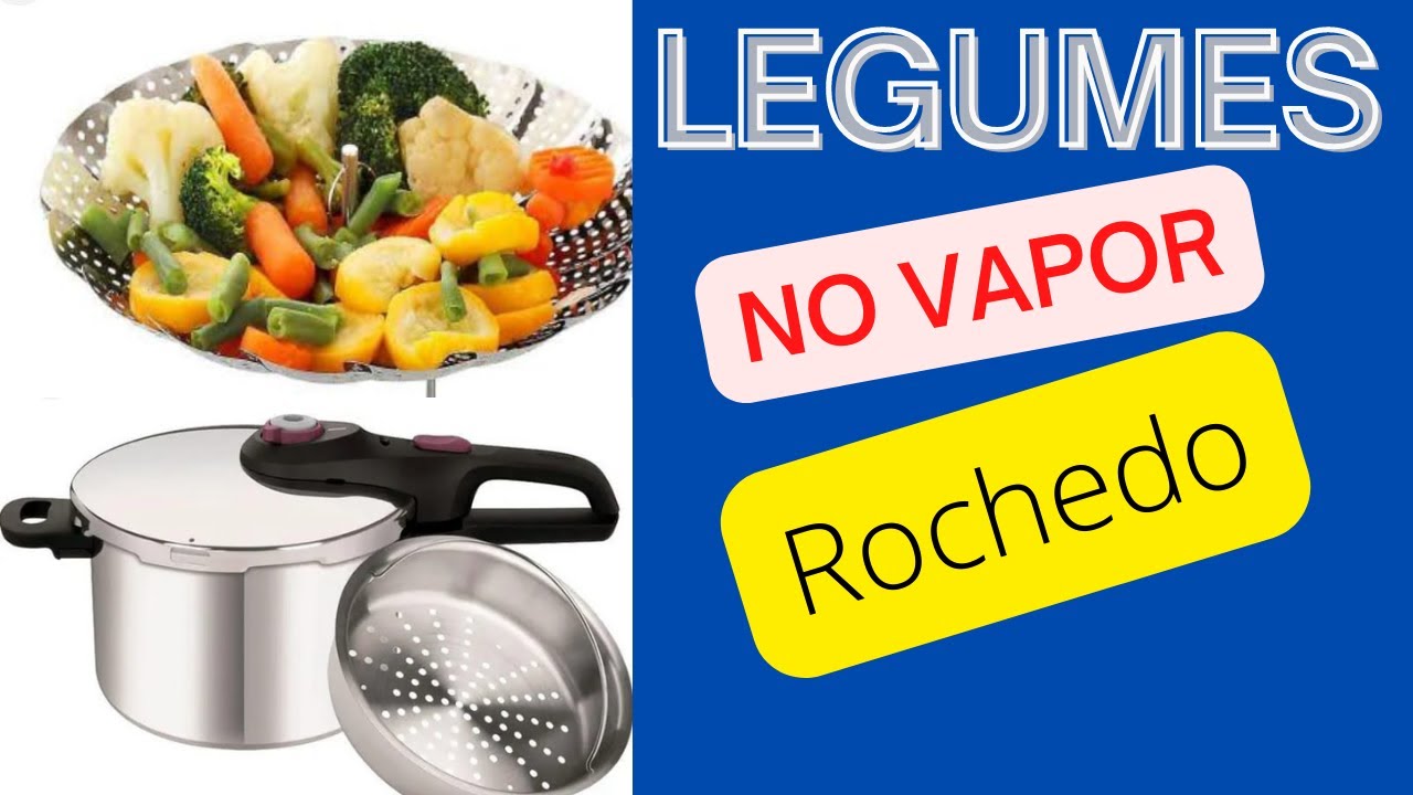 legumes a vapor na panela de pressão ROCHEDO!