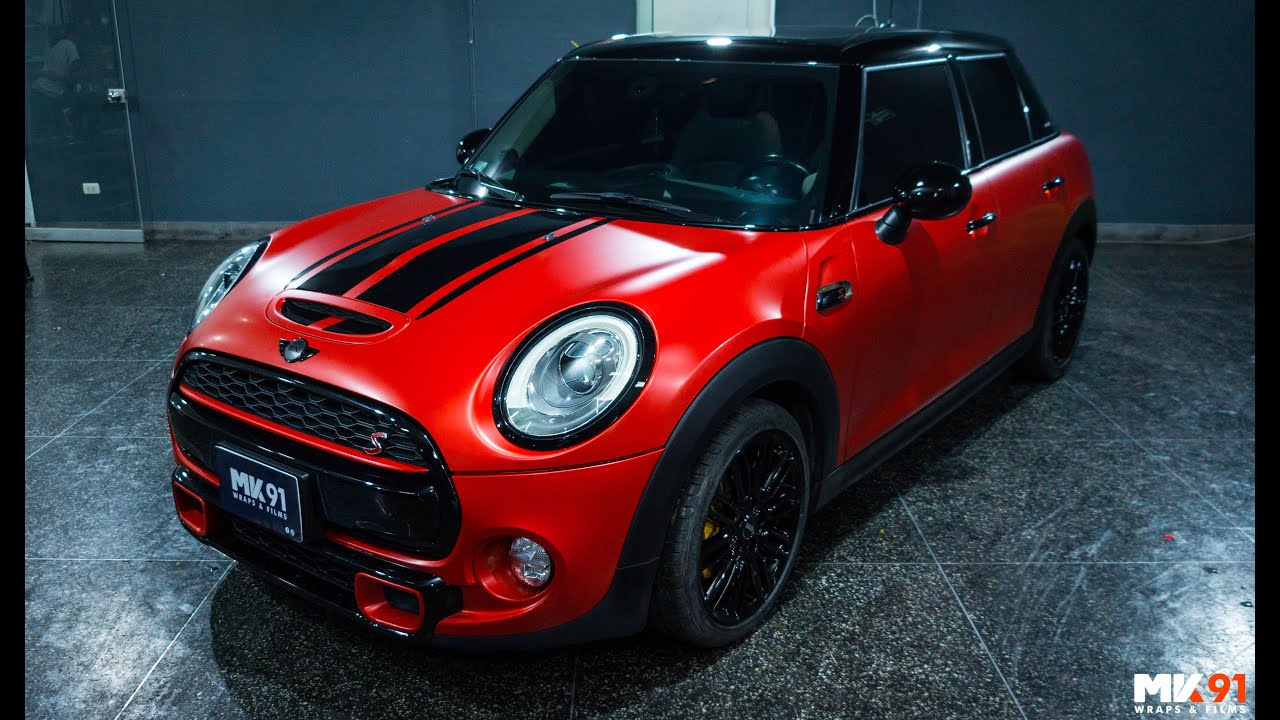 Red Matte 3M 2080 Mini Cooper S - MK91