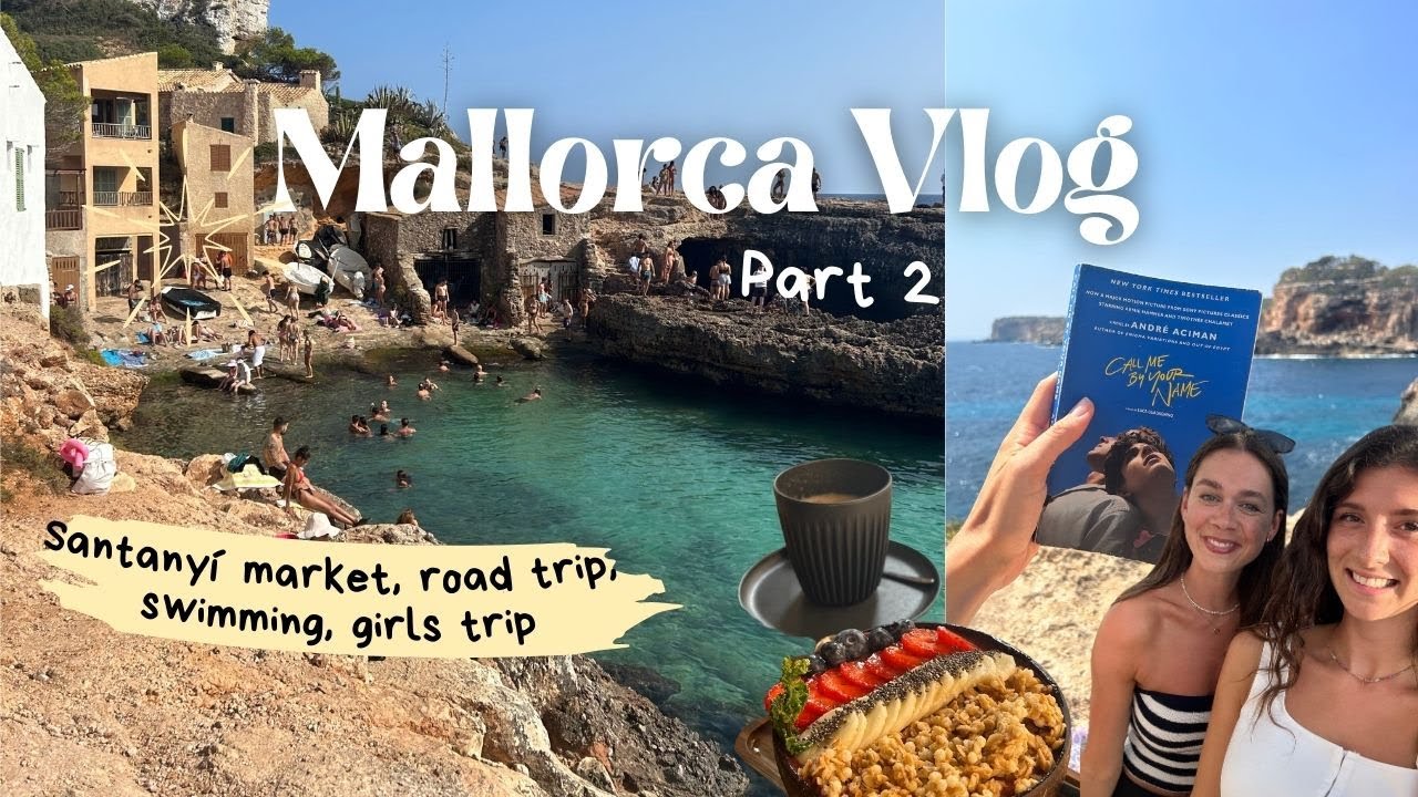 Exploring Mallorca: Santanyí Market, Cala S'Almunia & Creative Café Time | Vlog Pt. II