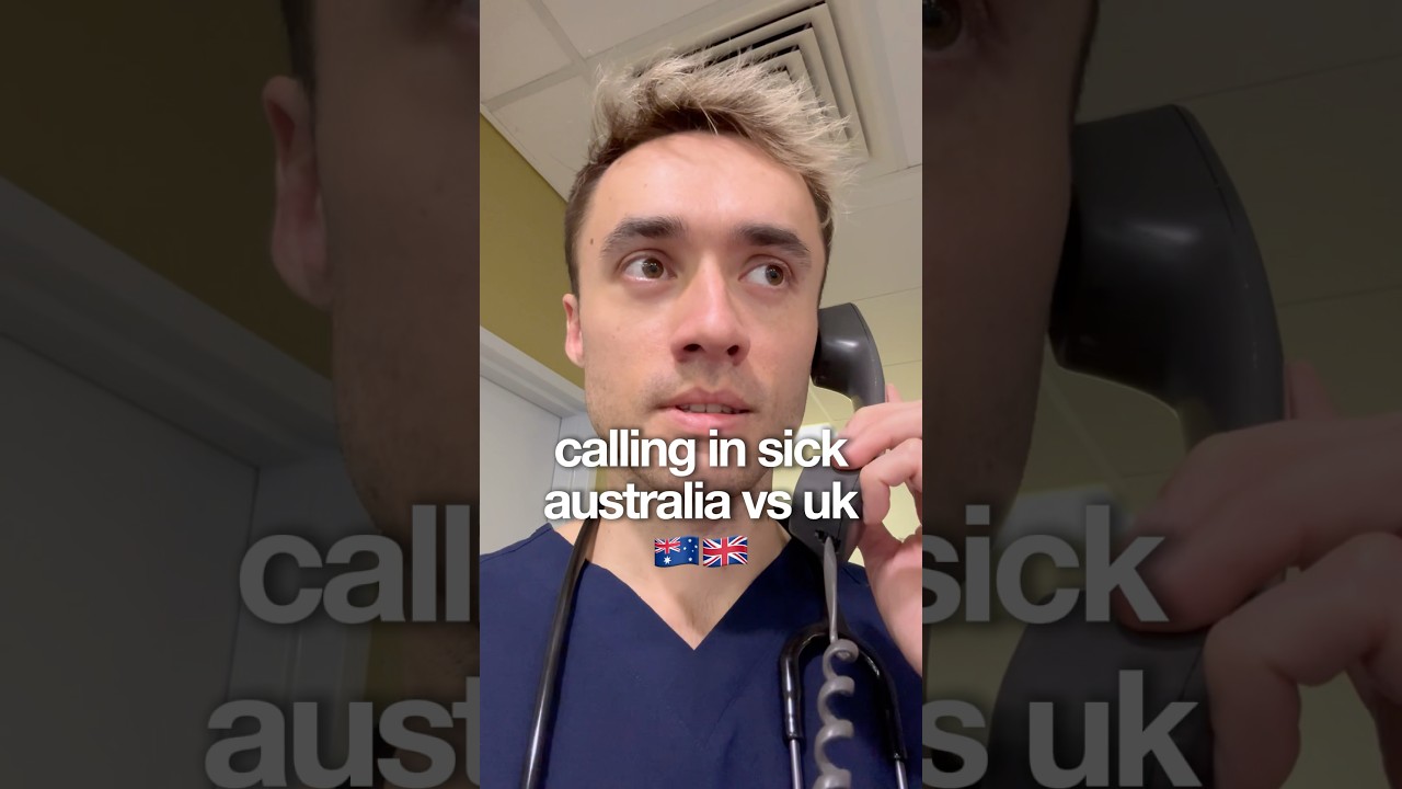 Sick leave as a doctor: Aus vs. UK
