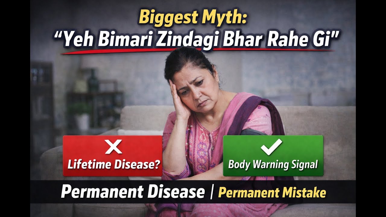 Biggest Health Myth Exposed | “Yeh Bimari Zindagi Bhar Rahe Gi?”