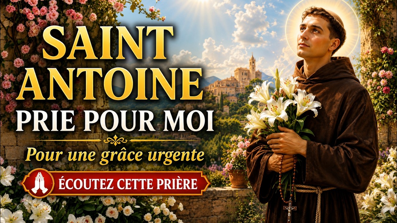 SAINT ANTOINE DE PADOUE🙏UN CHEMIN S'OUVRE ET TA SITUATION SE D&Eacute;BLOQUE