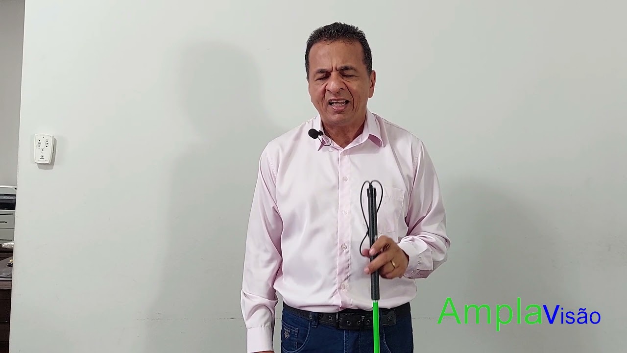 Tipos de bengalas para pessoa com deficiência visual