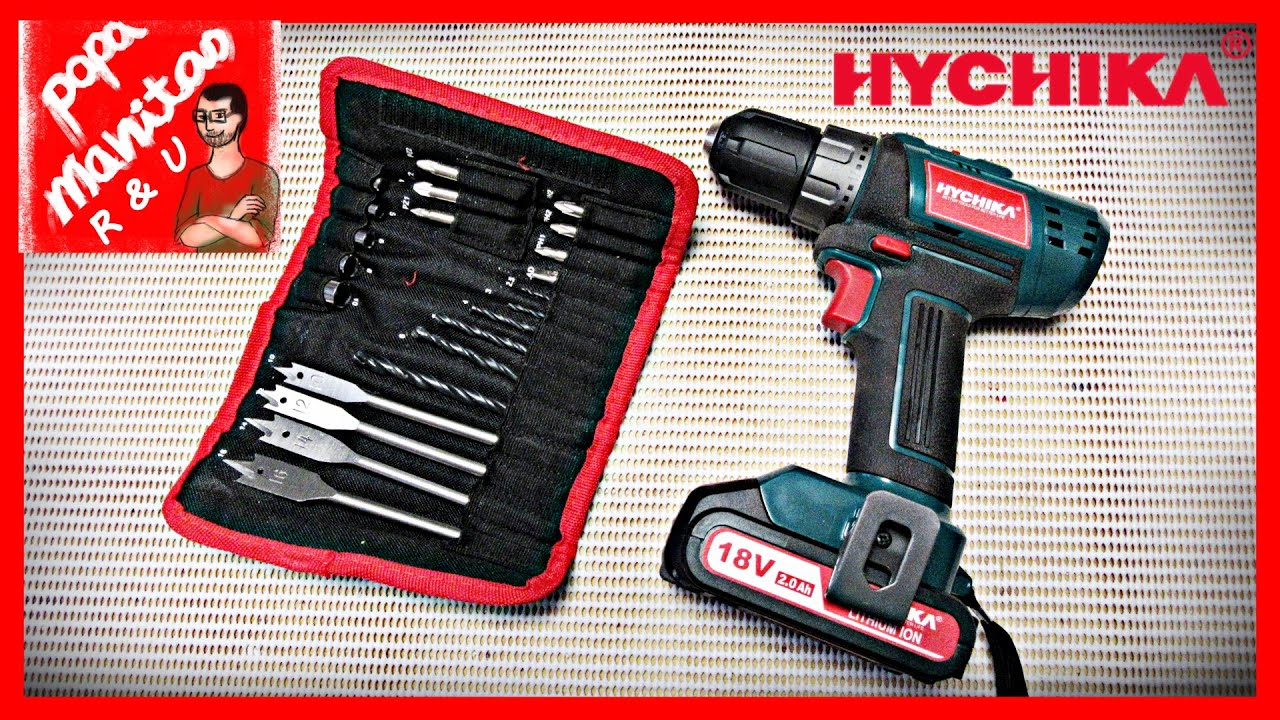 Taladro atornillador DD18F de HYCHIKA  ///  Puede con todo #hychikatools