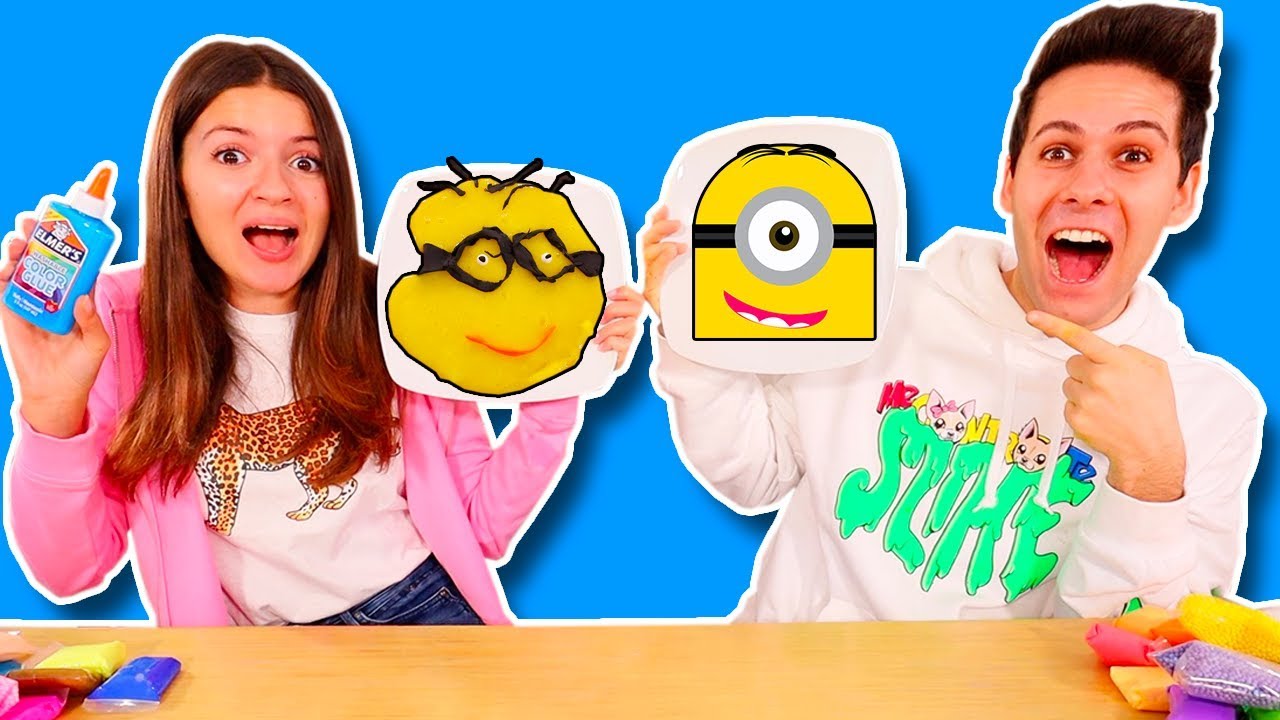 SLIME ART CHALLENGE! Come Fare Disegni Con Lo Slime!!