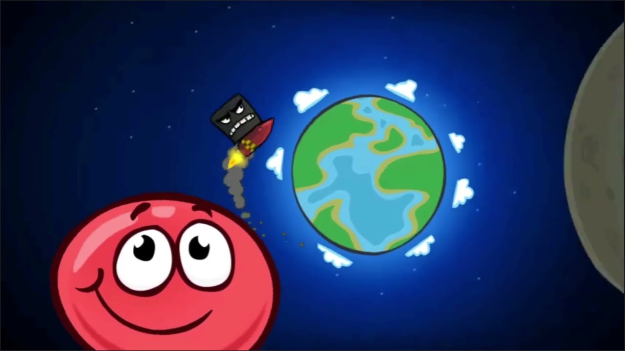 Red Ball 4 vs Ninja Mini Boss Moon
