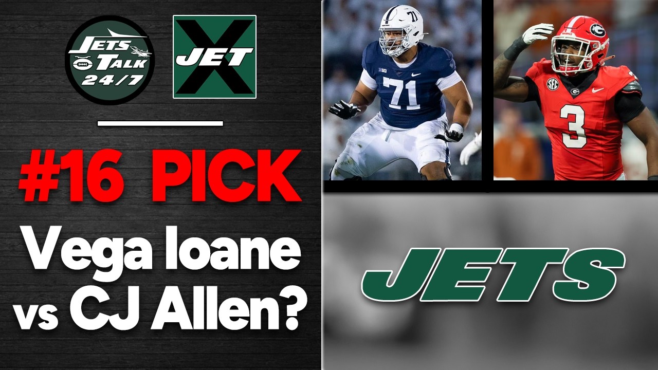 Jets #16 Pick - Vega Ioane vs CJ Allen
