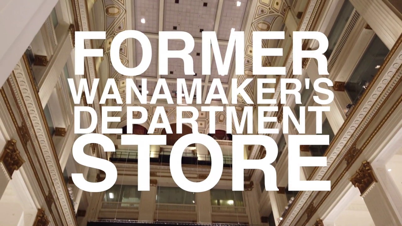 Inside the former Wanamaker's Department Store, PA
