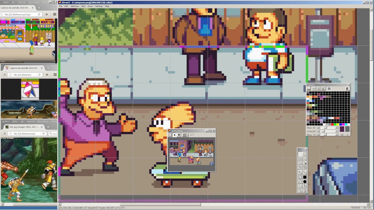 PIXEL ART TIME LAPSE #19 - The Simpsons