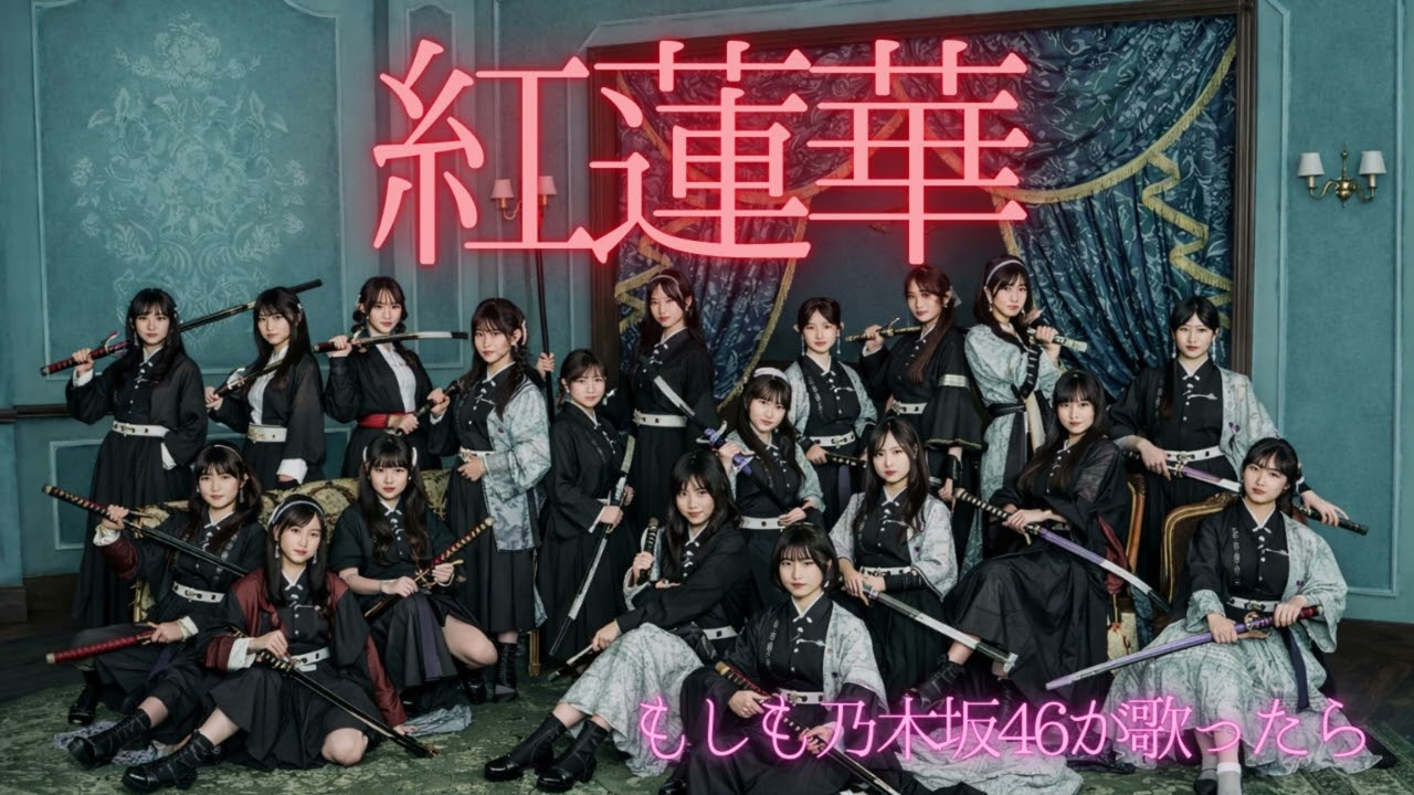 【もしも乃木坂46が『紅蓮華』を歌ったら…】神々しすぎて涙が出た。【AI カバー】