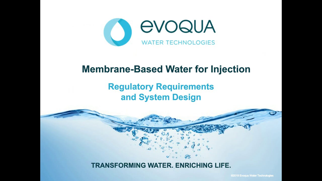 Webinar: Membrane-Based Water for Injection
