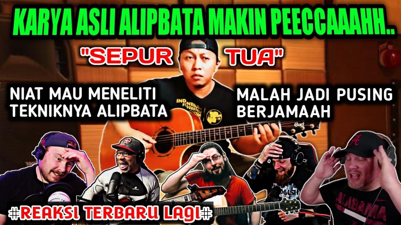 ALIPBATA SEPUR TUA‼️GITARIS DUNIA PUSING MELIHAT TEKNIK JAZZ&BLUES ALIPBATA |Reaksi Terbaru AlipBaTa