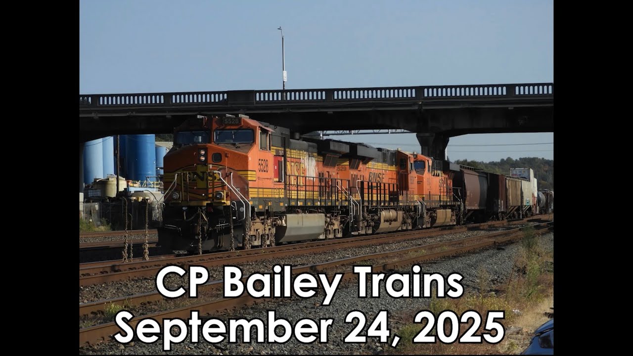 One UP, One Down - BNSF Seattle Sub at CP Bailey, September 24th, 2025