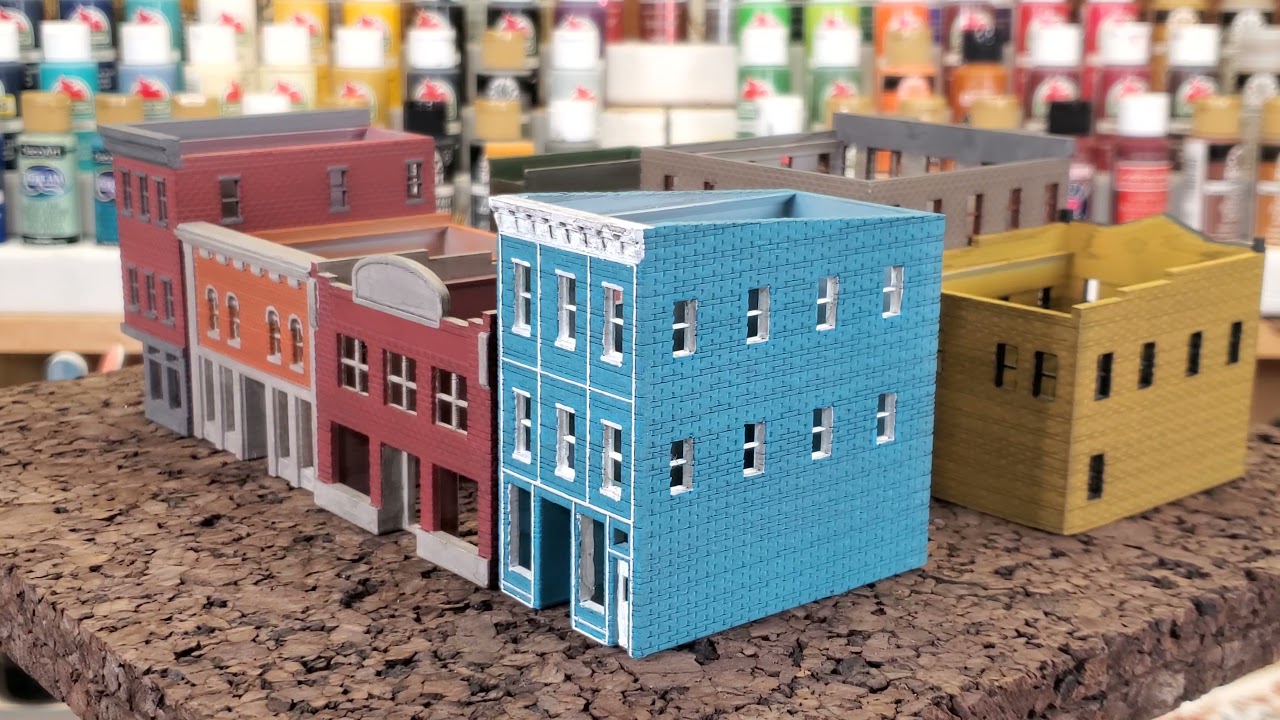 3D Printed N Scale Building File Giveaway Update 2
