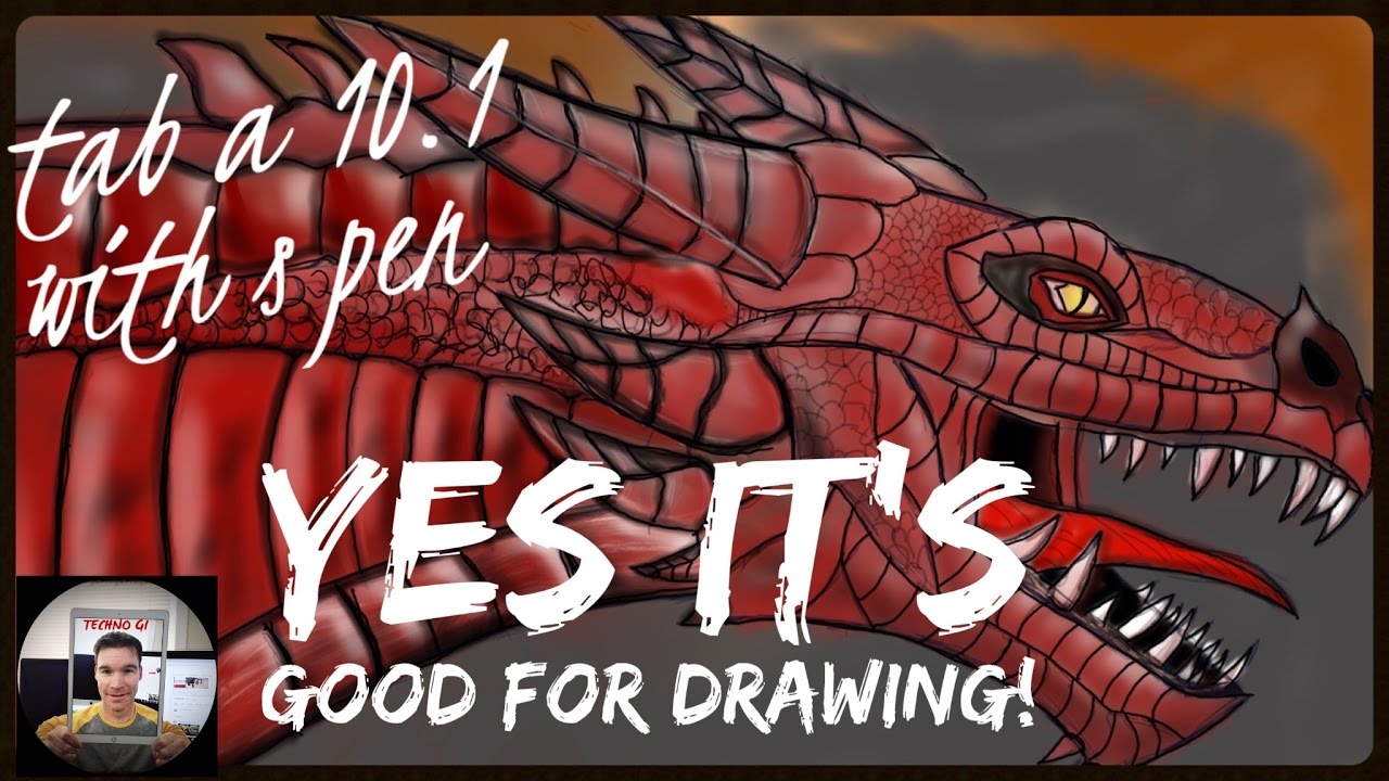 Samsung Galaxy Tab A 10 1 With S Pen, Art Demo