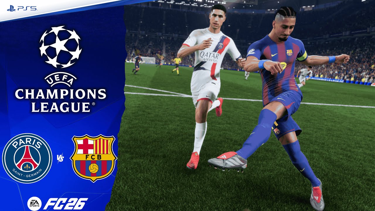 BARCELONA v PARIS SAINT-GERMAIN | UEFA CHAMPIONS LEAGUE - FINAL | FULL MATCH | FC 26 - PS5™ [4K]