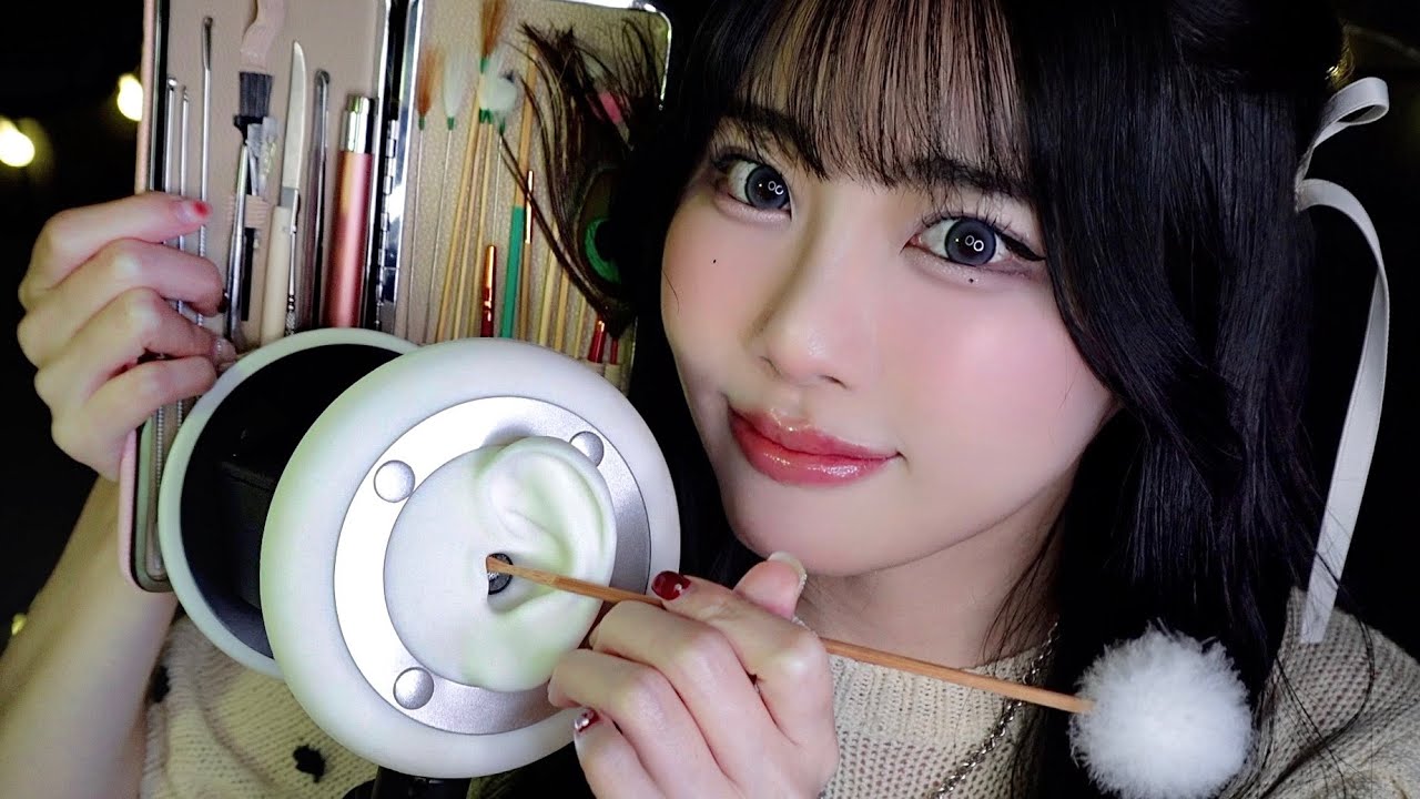 ASMR｜熟睡したい人のための耳かき集😪👂＋お客様からのリクエスト❤︎(囁き,耳かき,綿棒,梵天,中国式耳かき,耳マッサージ,スクイーズ,ロールプレイetc…)