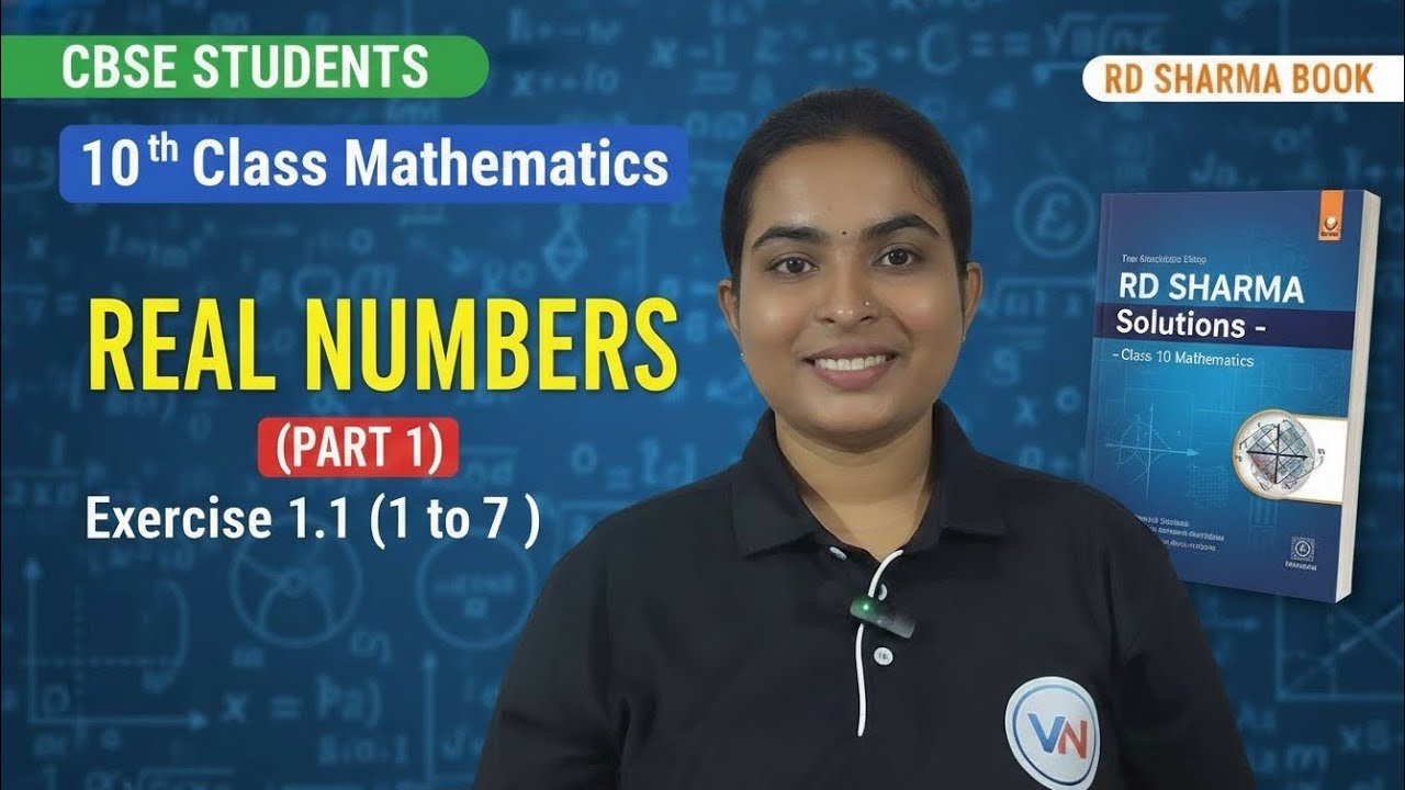 🔥REAL NUMBER(PART 1)🔥| 10 TH MATHEMATICS  | CHAPTER 1| CBSE/NCERT |SNEHA MA'AM | RD SHARMA EXERCISE