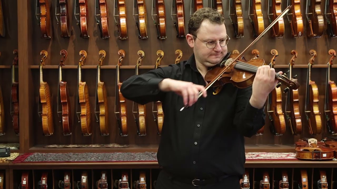 Ernesto Pevere, Ferrara 1928 Violin Demonstration