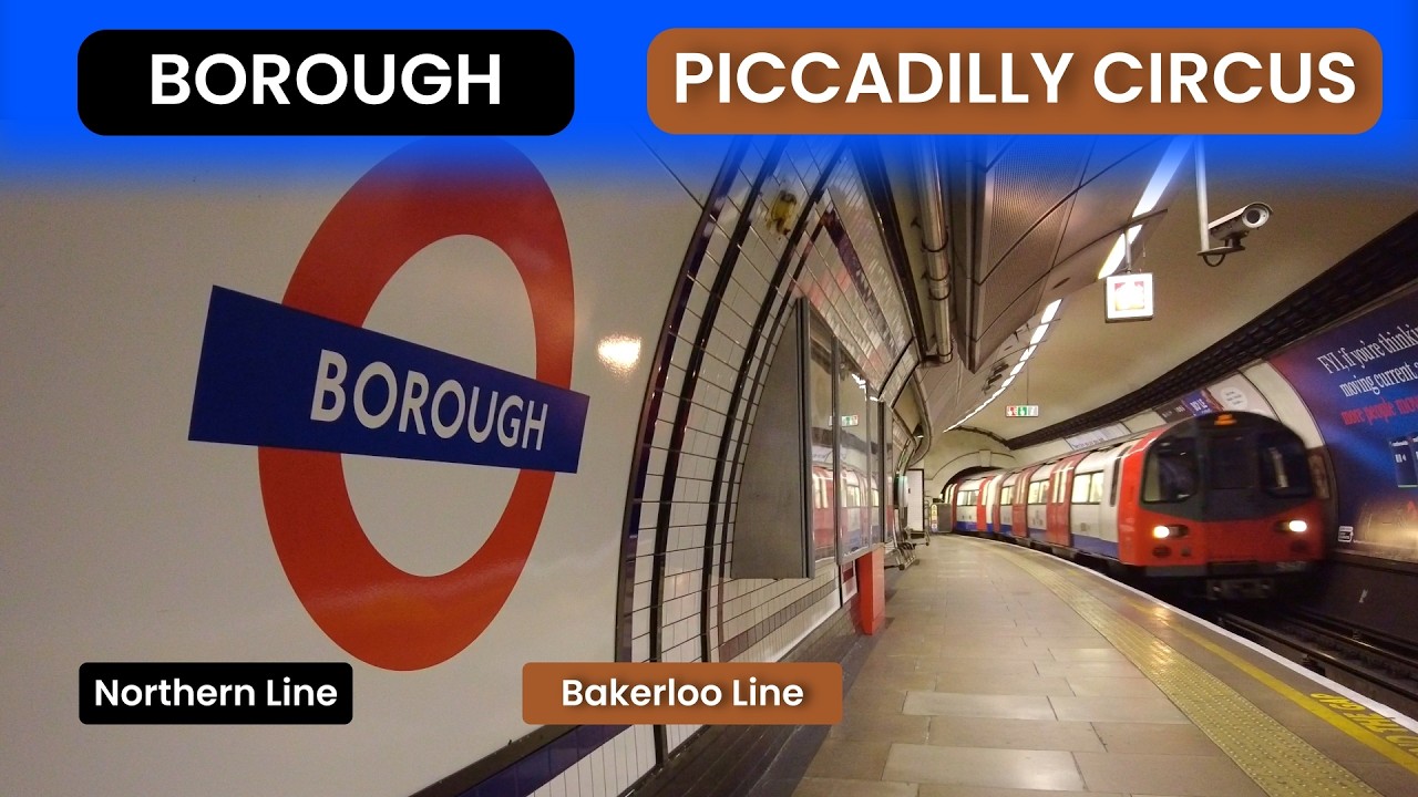 First Person Journey: Borough to Piccadilly Circus via Elephant & Castle | Northern & Bakerloo Line