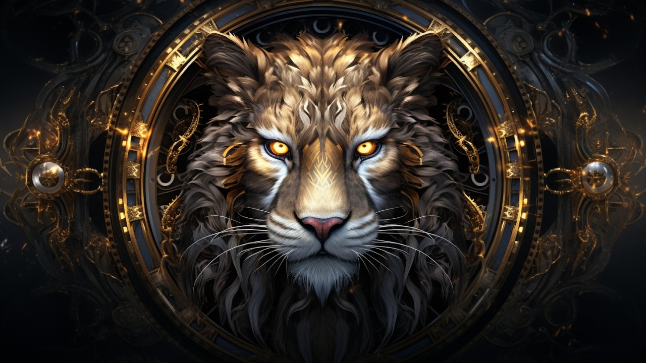 4K Golden Tiger