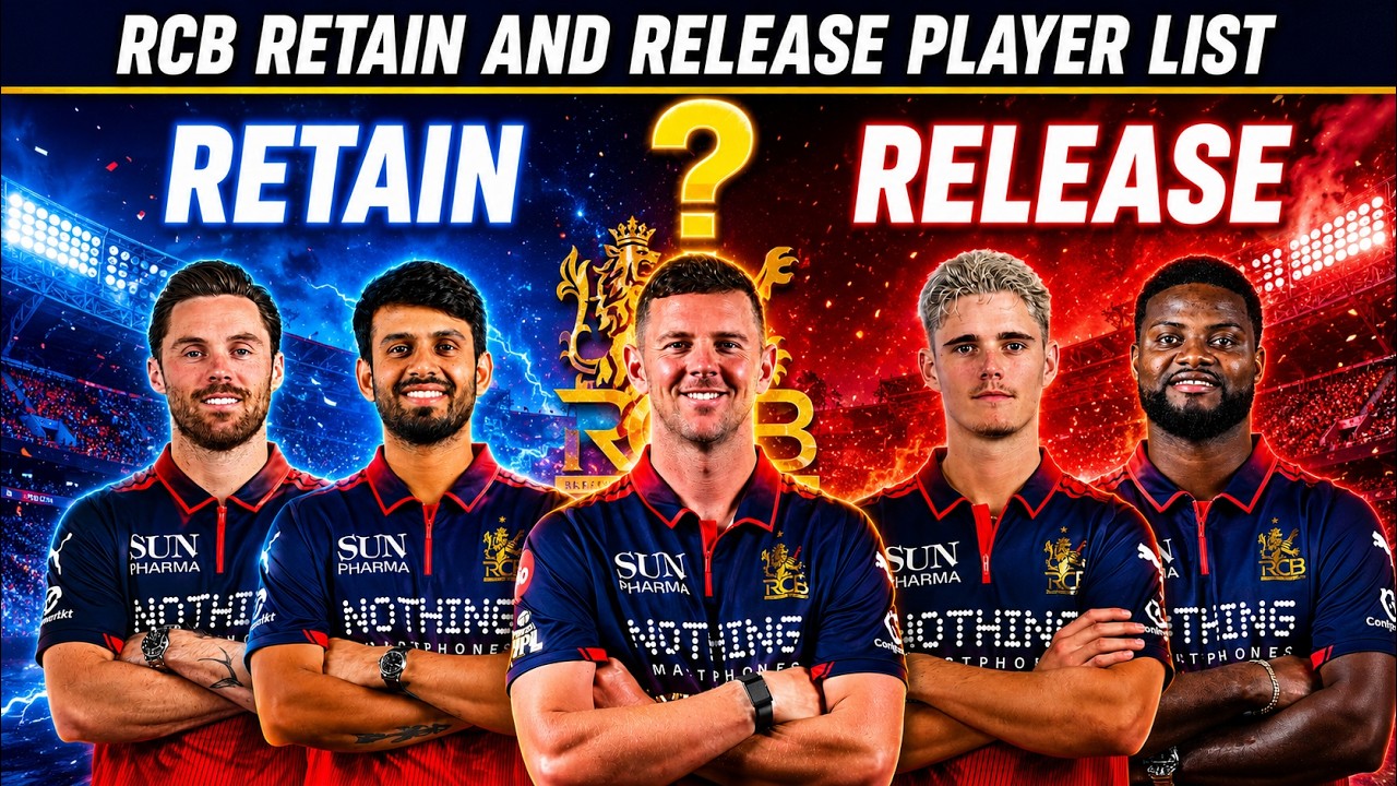 RCB RETENTION & RELEASES FOR IPL 2027 | BIG NAMES OUT? Full Squad Prediction