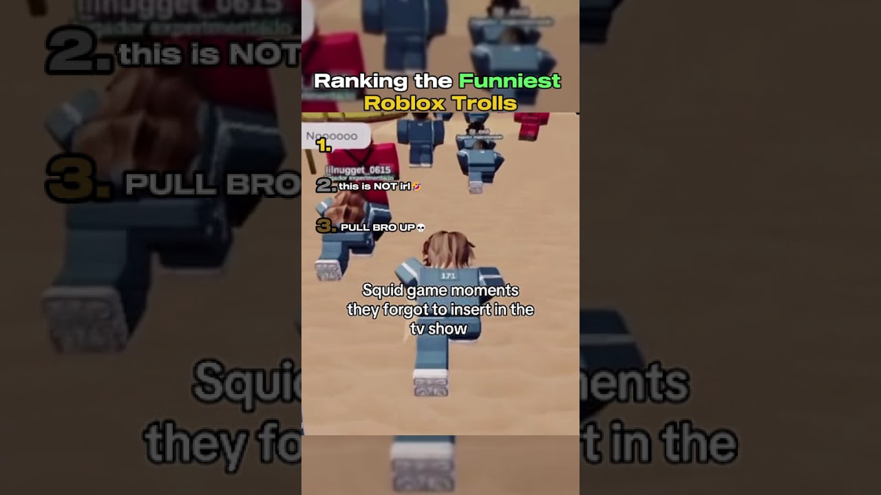 Funniest Roblox Trolls 💀😂 #shorts