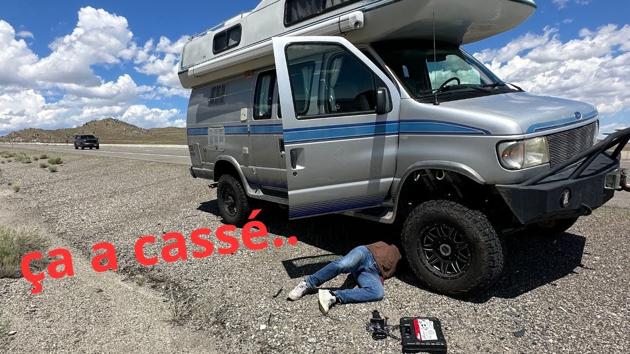 56# on a cassé...le road trip us c'est l'aventure surtout en 4X4 de collection.