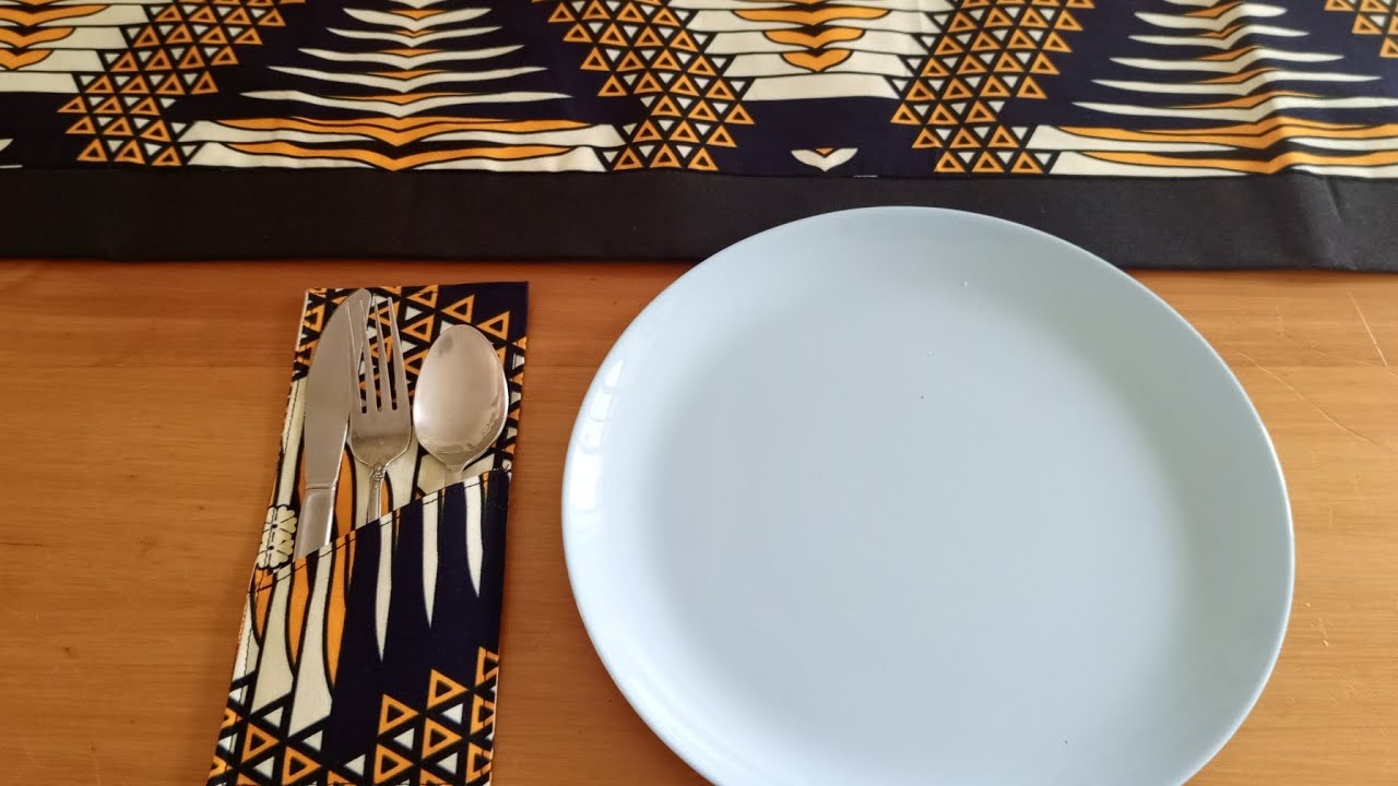 HOW TO MAKE AN ANKARA CUTLERY HOLDER #homedecor #ankaradecor