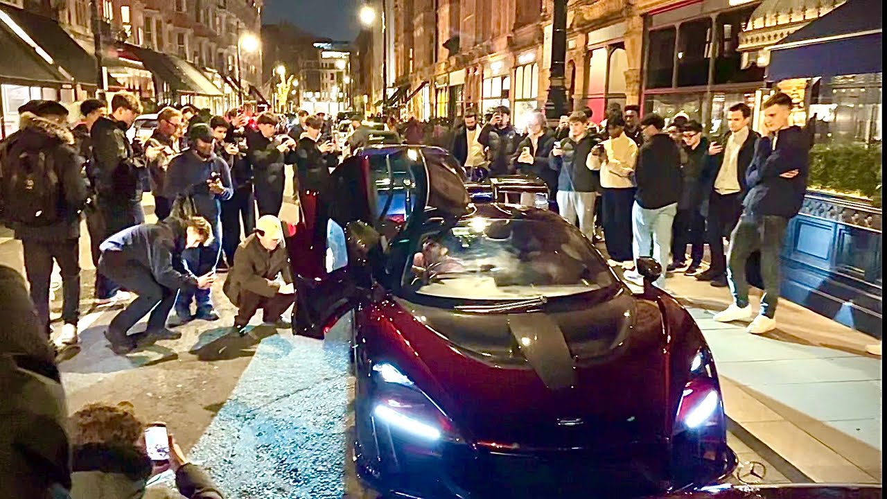 £1m McLaren Senna Causes a FRENZY in London