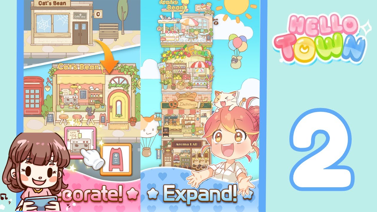 Blue Bean Cafe - Hello Town Gameplay Part 2