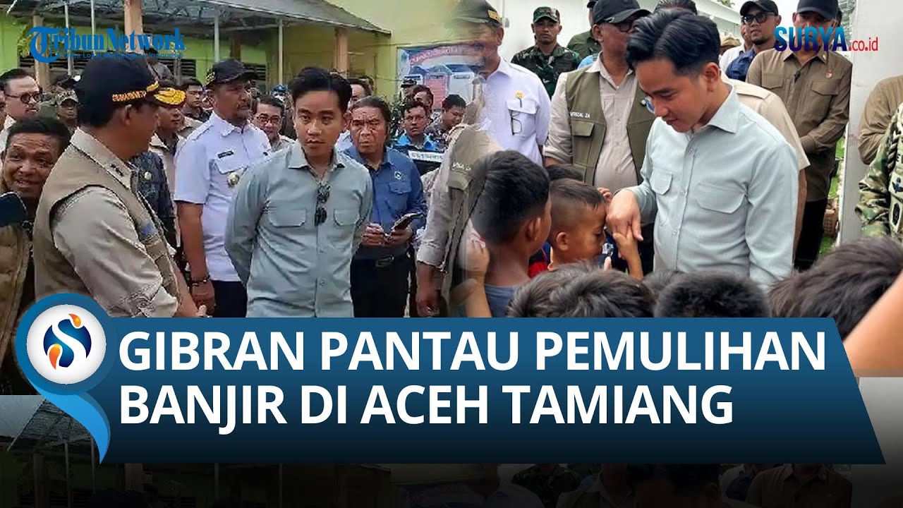 Wapres Gibran Turun ke Aceh Tamiang Tinjau Sekolah Rusak, Hunian Sementara, dan RSUD Pascabencana!