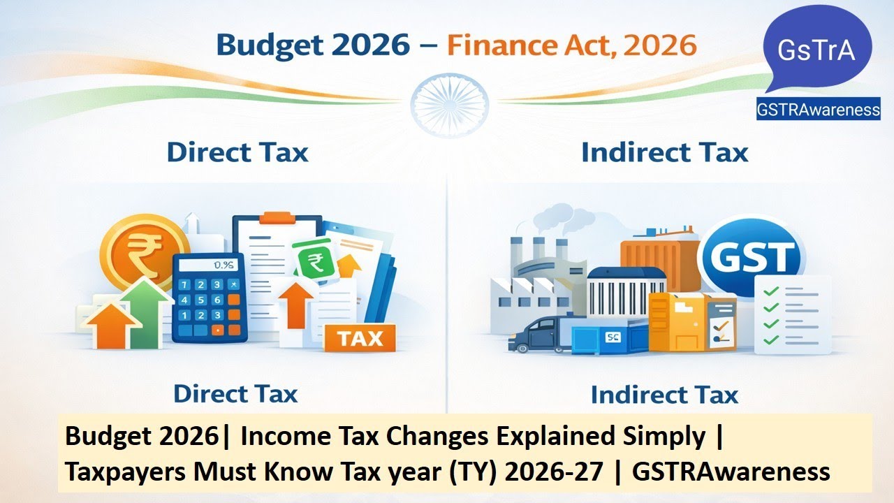 Budget 2026| Income Tax Changes Explained Simply |Taxpayers Must Know Tax year 2026-27| GTRAwareness