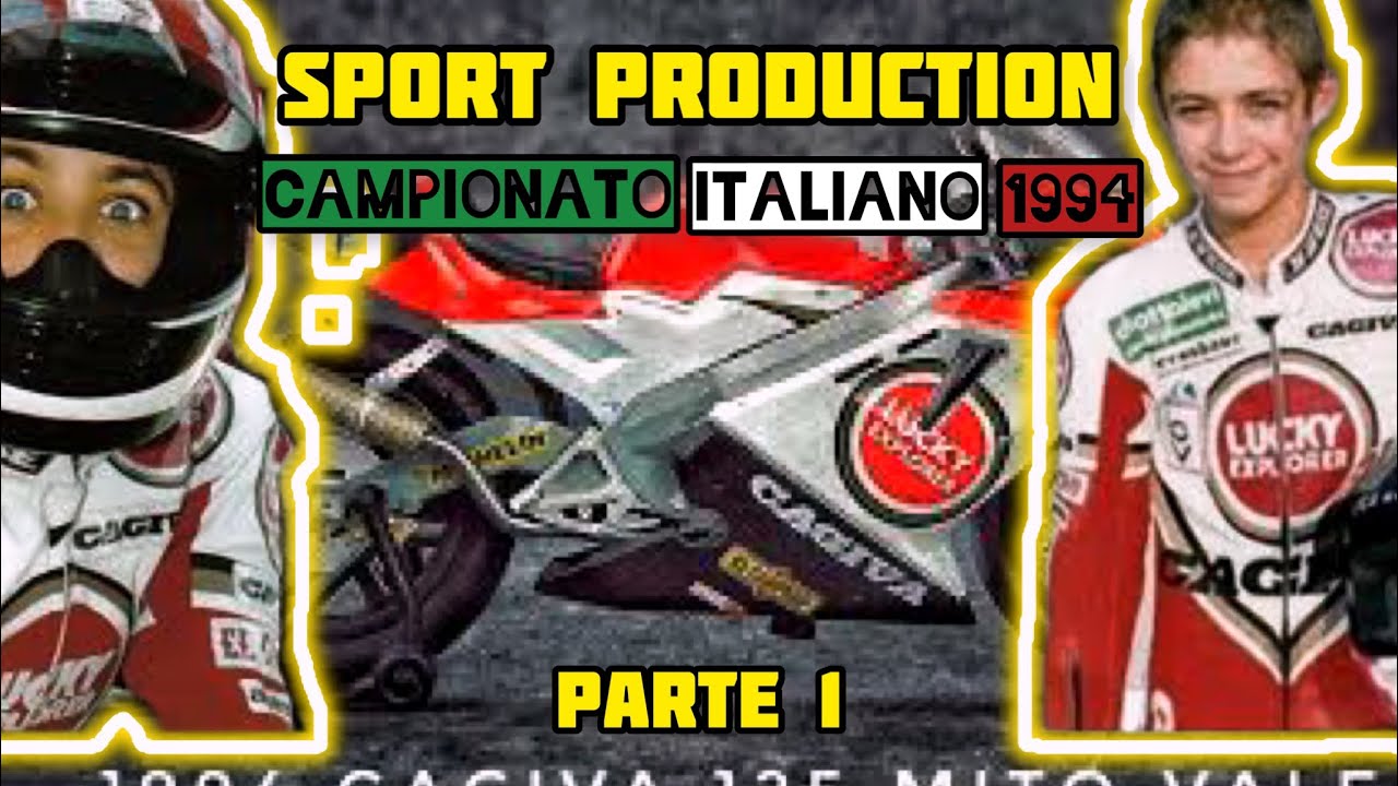 Valentino Rossi  su mito Sport production - Campionato Italiano 1994 (part 1) categorie: 125/600/750