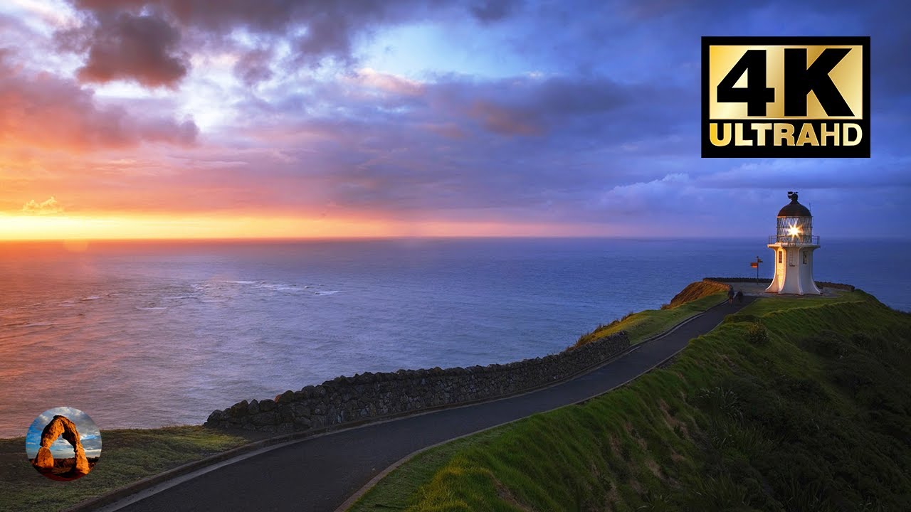 NAP TIME | Beautiful Lighthouse and Ocean View | 4K