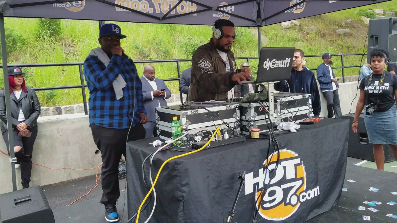DJ Enuff Mixing At the Historic Cedar Playground in the Bronx