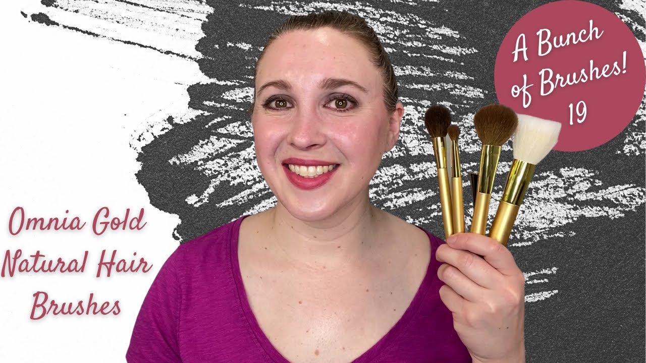 OMNIA GOLD MAKEUP BRUSHES | Affordable Goat Hair Brushes Made with Fude Techniques