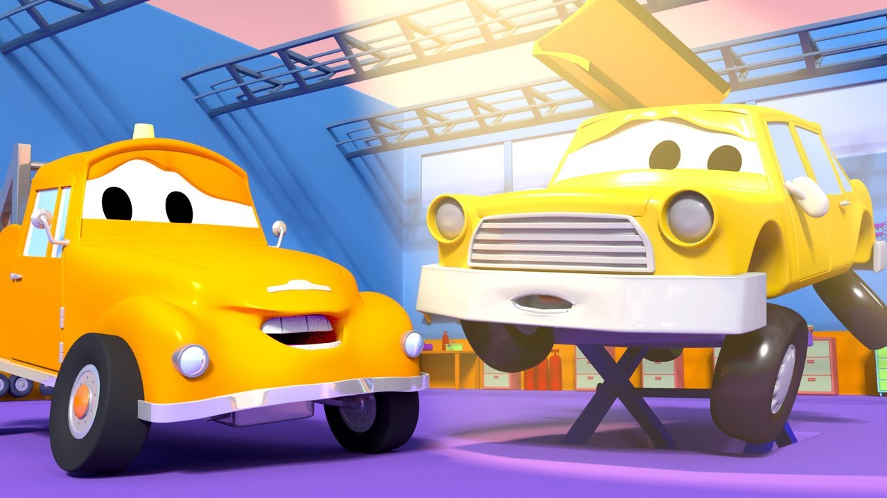 ทอม เจ้ารถลาก 🚗  รถแท็กซี่  l การ์ตูนรถยนต์และรถบรรทุกพ่วงสำหรับเด็ก Truck Cartoon for Kids