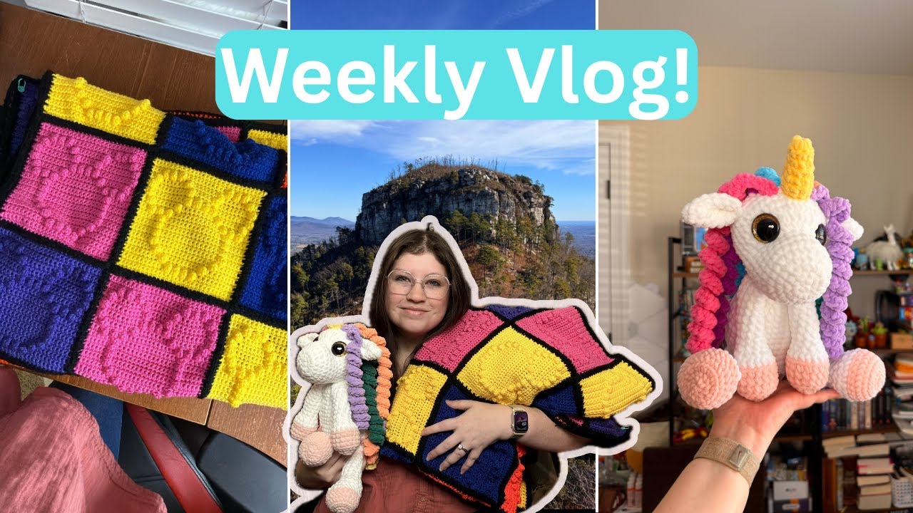 Weekly Vlog! WE FINISHED THE BLANKET!!!!