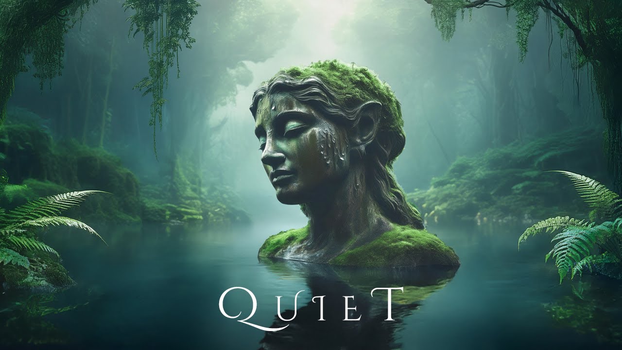 QUIET | Deep Ambient Sleep Music with Rain - Ethereal Meditative Fantasy Relaxing Music Soundscape