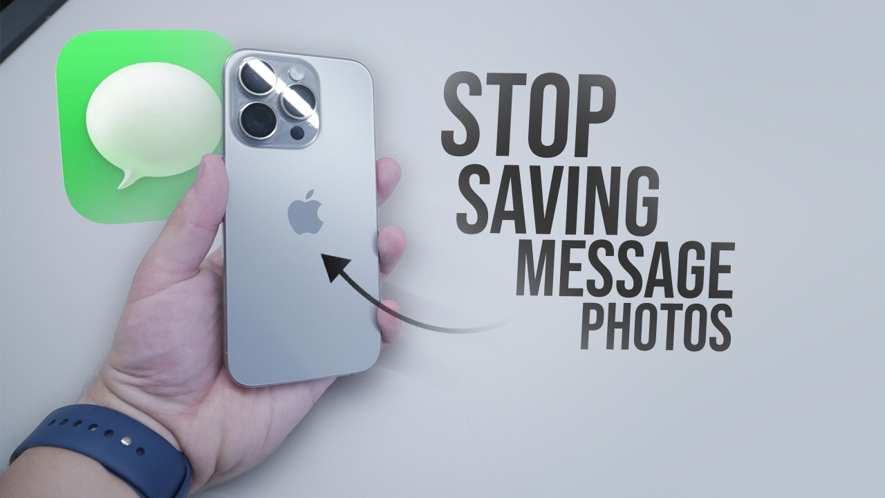 How to Stop iPhone Pictures in Messages from Showing in Photos (tutorial)