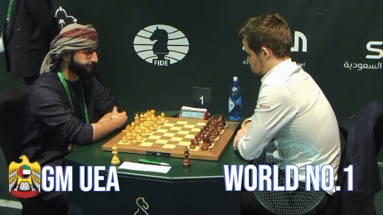 Magnus vs GM UEA Saleh, Salem || World Rapid Championships